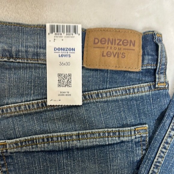 Denizen from Levi's Blue Straight Leg Jeans Classic Style - Picture 2 of 9